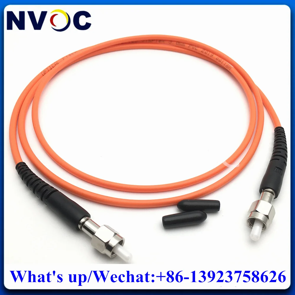 SMA-SMA905/FC OM2 MM(62.5/125) Simplex 1M,PVC Jacket,3.0 mm SMA Ceramic/Metal Ferrule Fiber Optical Patch Cord Cable Connector