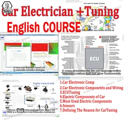 Car Electrician and Car Tuning Course ENGLISH VIDEO HD + SRT Car Electronic Components Wiring ECU Errors Sensors