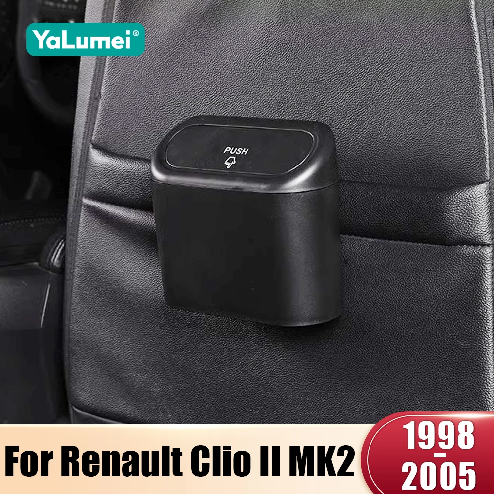 

Для Renault Clio II 2 MK2 1998 1999 2000 2001 2002 2003 2004 2005, подвесной автомобильный мусорный бак, мусорный ящик, карман для мусора