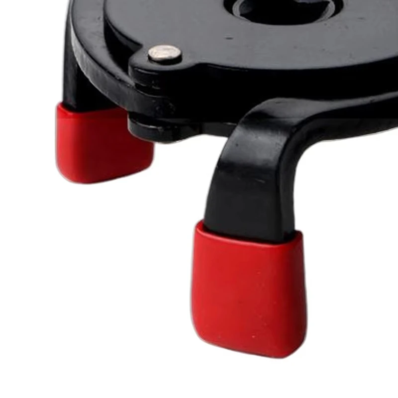 MAKE-ユニバーサルオイルフィルターレンチ調整可能な 3 顎オイルフィルター取り外しツール 3 顎フィルターレンチ車のオイルフィルター取り外し用