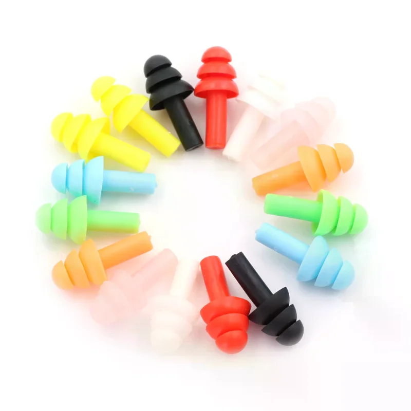 

NEW 20Pcs Silicone Ear Plugs Anti Noise Earplugs Comfortable For Study Sleep