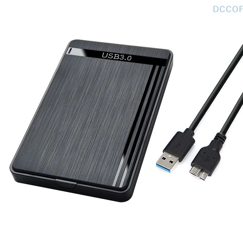3 تيرابايت Type-c USB3.0 صندوق القرص الصلب المحمول الخارجي مايكرو كفاءة 2.5 بوصة SSD HDD SATA لعبة مكتب خالية من السائق