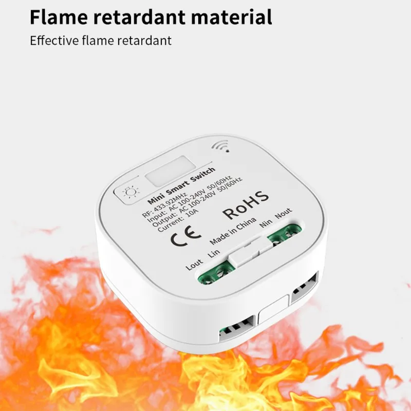 

Беспроводной выключатель света PHFU-Smart Stick-On, 220 В, без подключения к сети, для освещения гостиной, улицы, сада, дома