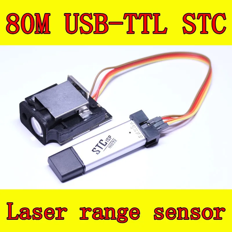 Imagem -05 - Módulo de Medição Industrial da Distância do Localizador da Escala do Sensor do Laser de 80m 20hz Relação Ttl Ardunio