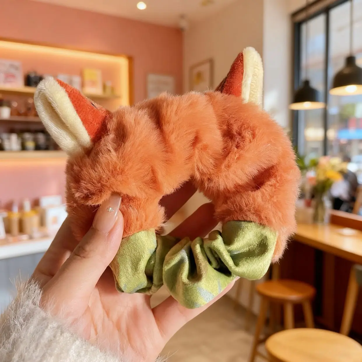 1 قطعة ل Zootopia الشعر حلقة جودي هوبس نيك وايلد التعادل Scrunchies للنساء الفتيات مرونة إكسسوارات الشعر شخصية حيوان لطيف #6