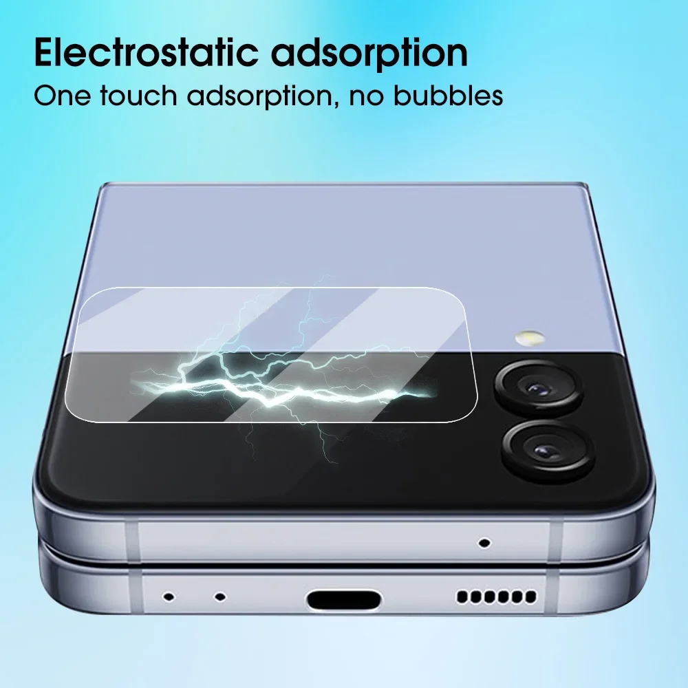 For Samsung Galaxy Z Flip 4 5G Tempered Glass Protective ON ZFlip4 Flip4 Back Full Cover Screen Protector Camera Lens Cover Film