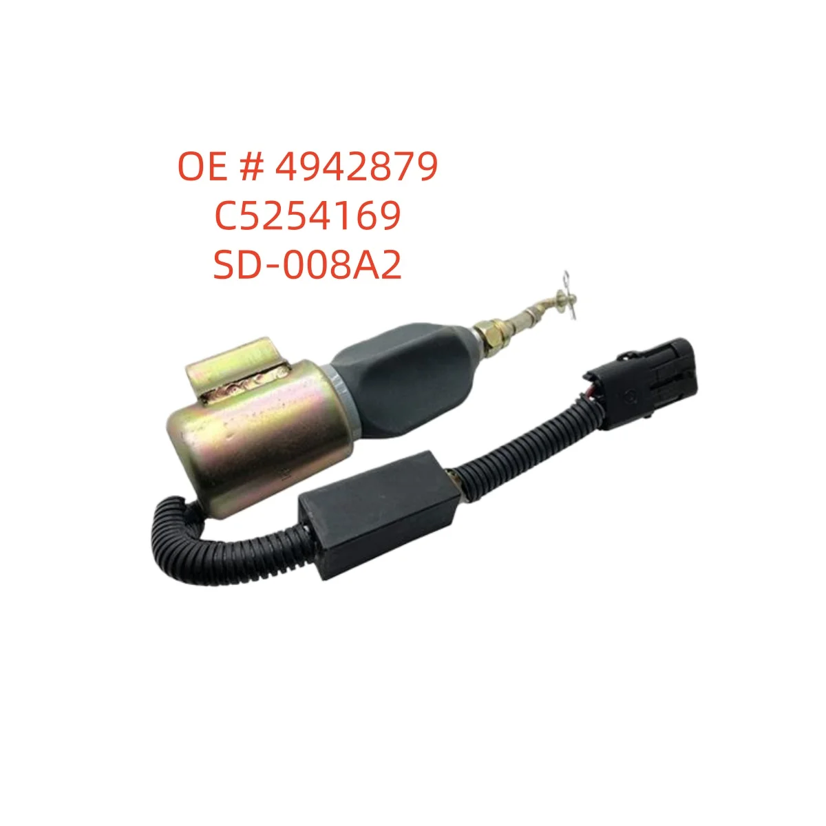 

high quality 4942879 C5254169 SD-008A2 24V Fuel Shut Off Solenoid For Cummins 6CT