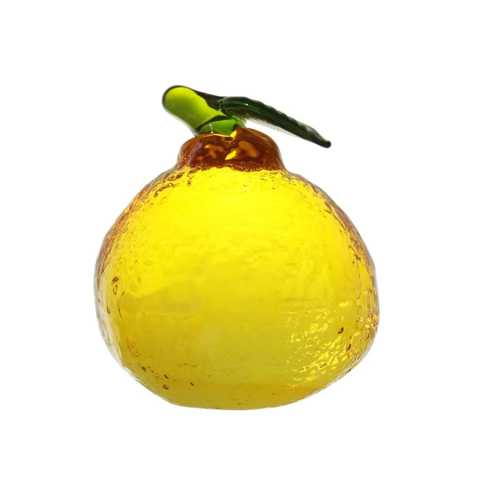 Light Luxury Cute Crystal Fruit Figurine Cartoon Mini Simulation Banana Ornaments Handmade Desktop Fruit Ornaments Collectible