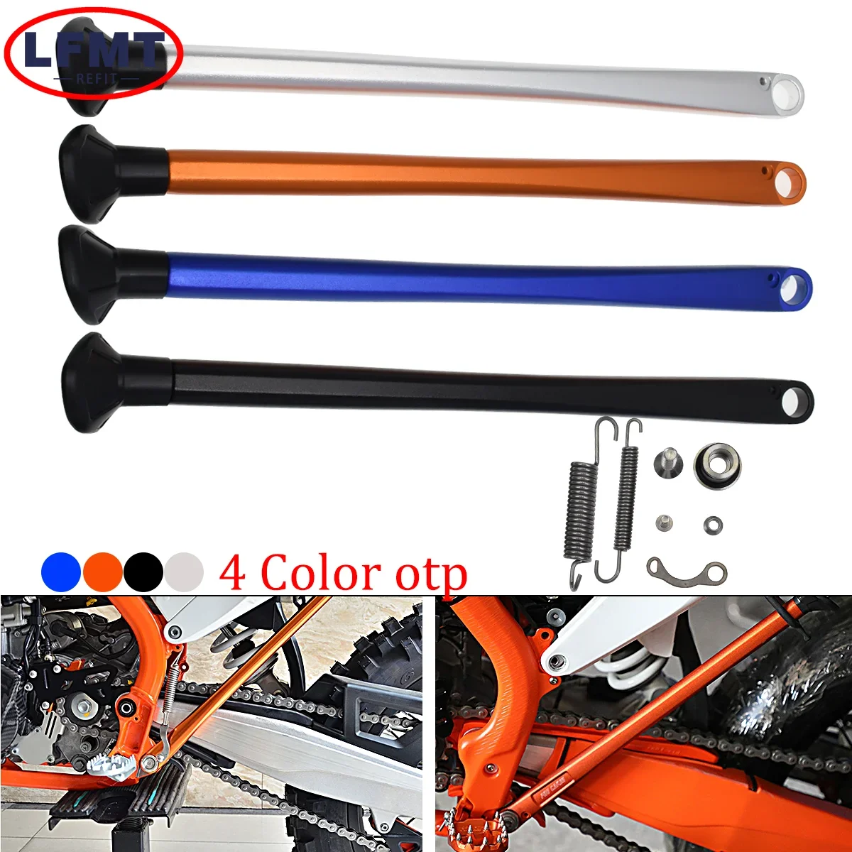 

For Husqvarna TE FE TX FX FS Motorcycle Kickstand Side Stand Spring Kit For KTM XC EXC EXCF XCW XCF XCFW 125-500 2008 2009 -2016