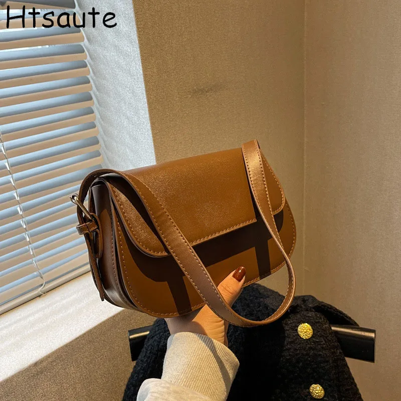 

Fashion PU Leather Crossbody Bags for Women Handbags Shoulder Bag Retro Pouch Underarm Bag Girls School Bags bolsos mujer