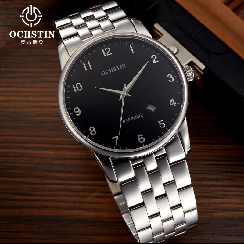 OCHSTIN2024 New Men's Gentle Series Casual Fashion Imported Multi functional Quartz Movement Watch Men's Quartz Watch