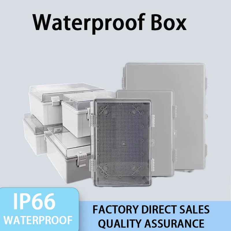 

Водонепроницаемая распределительная коробка из АБС-пластика для наружного применения, приборная коробка, пластиковый корпус для ПК, водонепроницаемая распределительная коробка IP66