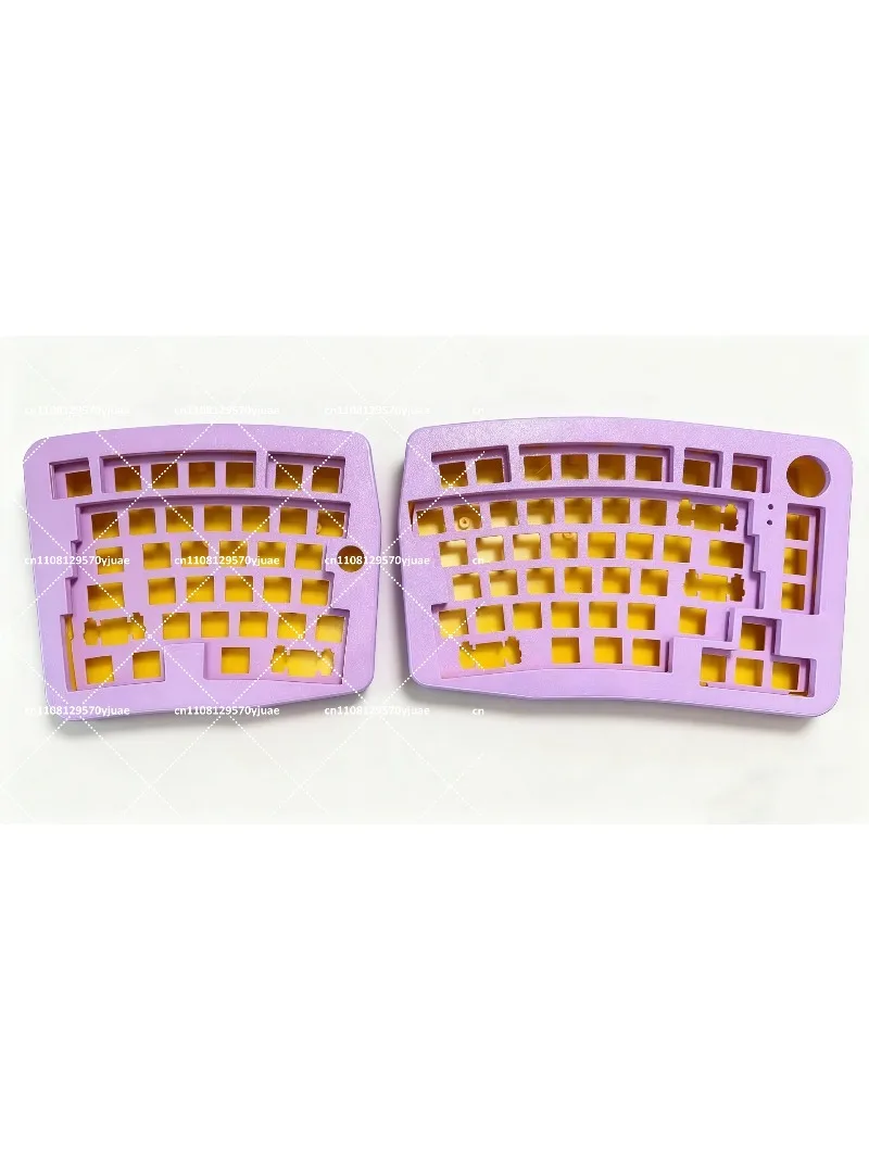 Split Keyboard 85 Keys QMK/VIAL Wired Mechanical Keyboard Kit Custom Hot Swap Ergonomic Gaming Keyboard Accessories