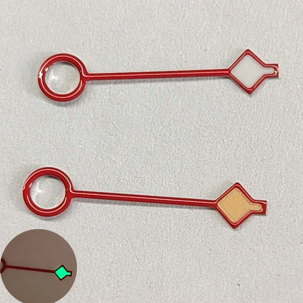 

NH34 Hands Red Orange GMT Watch Hands Green Luminous Pointer for NH34 Movement Needles Watch Modified Parts