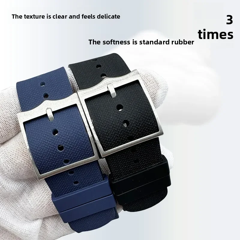 

For Tudor Black Bay FXD series M25707 M79363N Fluororubber Strap Bracelet 20mm 21mm 22mm For Omega IWC Rolex Rubber Watch Band