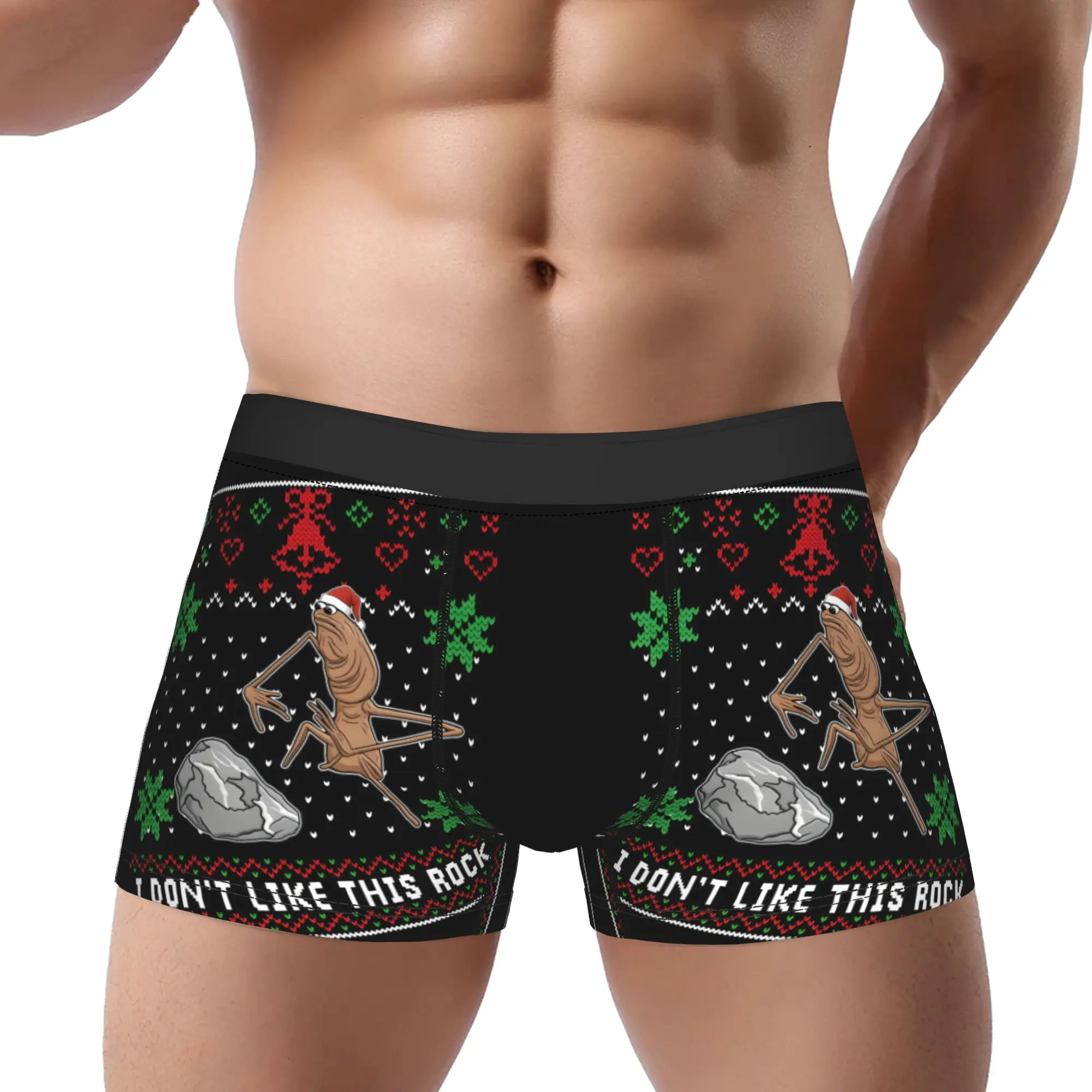 

1 шт. Трусы-боксеры Marcus The Worm, дышащие мужские трусы с принтом, шорты-боксеры