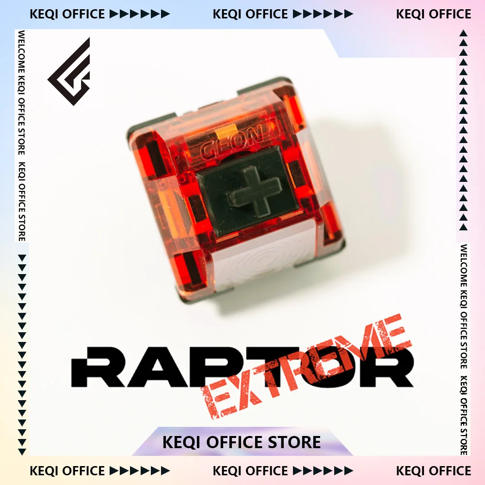 Geonworks Raptor Mx Extreme Switch Quick Trigger Axis Gaming Switch 45g Raptor Mx Механический линейный переключатель Пользовательский аксессуар Подарок