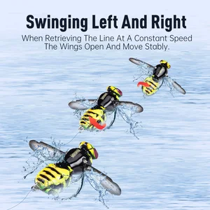 Königreich Vespa Crawl künstlicher Köder 40 mm 40 mm schwimmend Bionische Insektenfischerei Köder Swimbaits Köder Köder Niedrig Karpfen Hechtfischen 6 Hauptverkaufstabias Bass - №5