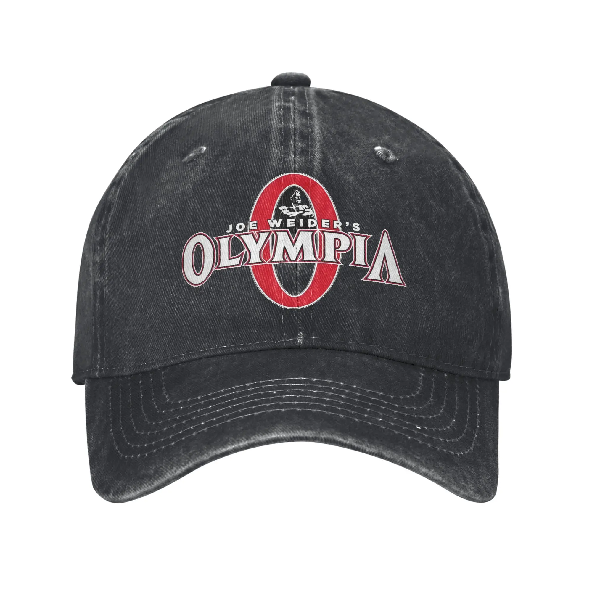 Olympia Joe Weider Sun gorra de béisbol moda Unisex hombres lavado camionero sombrero a prueba de sol personalizado DIY tenis Skate gorras de béisbol