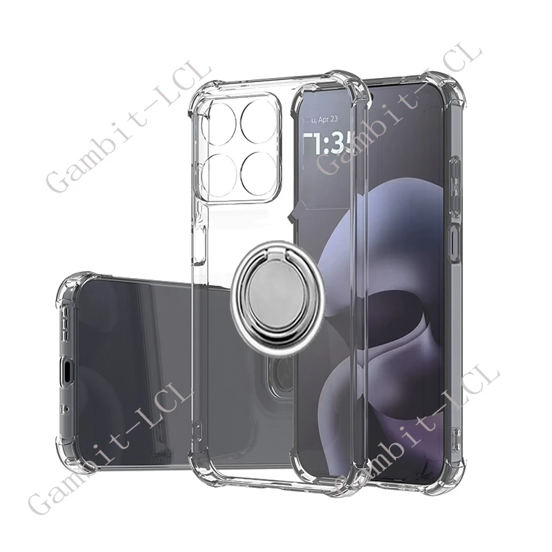 Funda de silicona suave TPU con soporte de anillo trasero para Motorola Edge 70 Ultra Moto X70 Air Pro en Motorola Signature