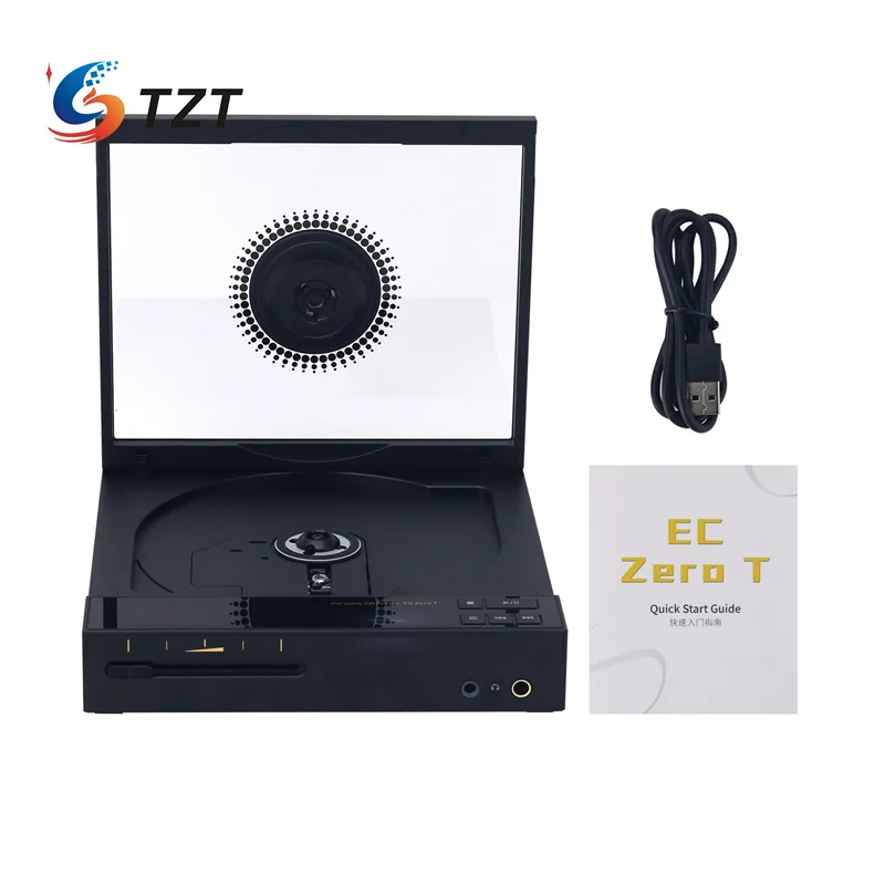 TZT EC Zero T أنبوب إلكتروني محمول R2R مشغل أقراص مضغوطة احترافي Bluetooth5.3 يدعم USB DAC PCM768/DSD512