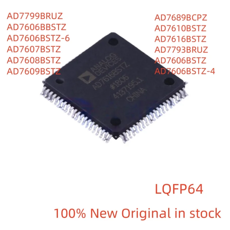 AD7606BSTZ-4-6 analog-to-digital conversion chip AD7607BSTZ AD7608 AD7609 AD7610 AD7616BSTZ AD7607 AD7689BCPZ AD7793BRUZ AD7799