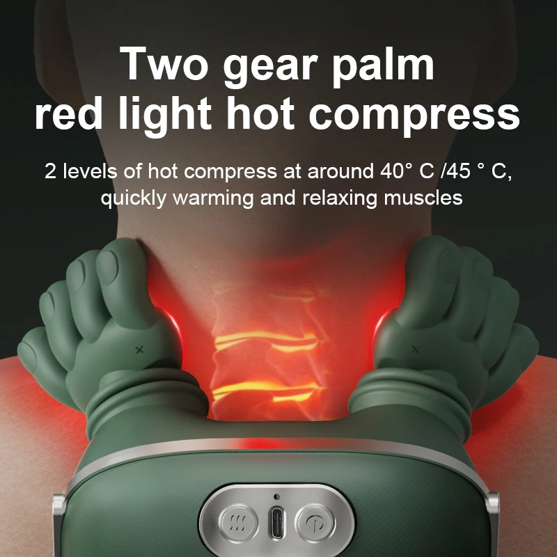 4D Bionic Finger Neck and Shoulder Massager, Trapezius Muscle Kneading Device, Brushless Motor Neck and Shoulder Leg Massager image 3