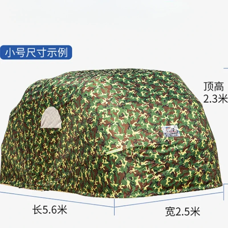 Car semi-automatic folding carport, household sunshade, outdoor sunscreen, mobile garage, simple telescopic parking shed