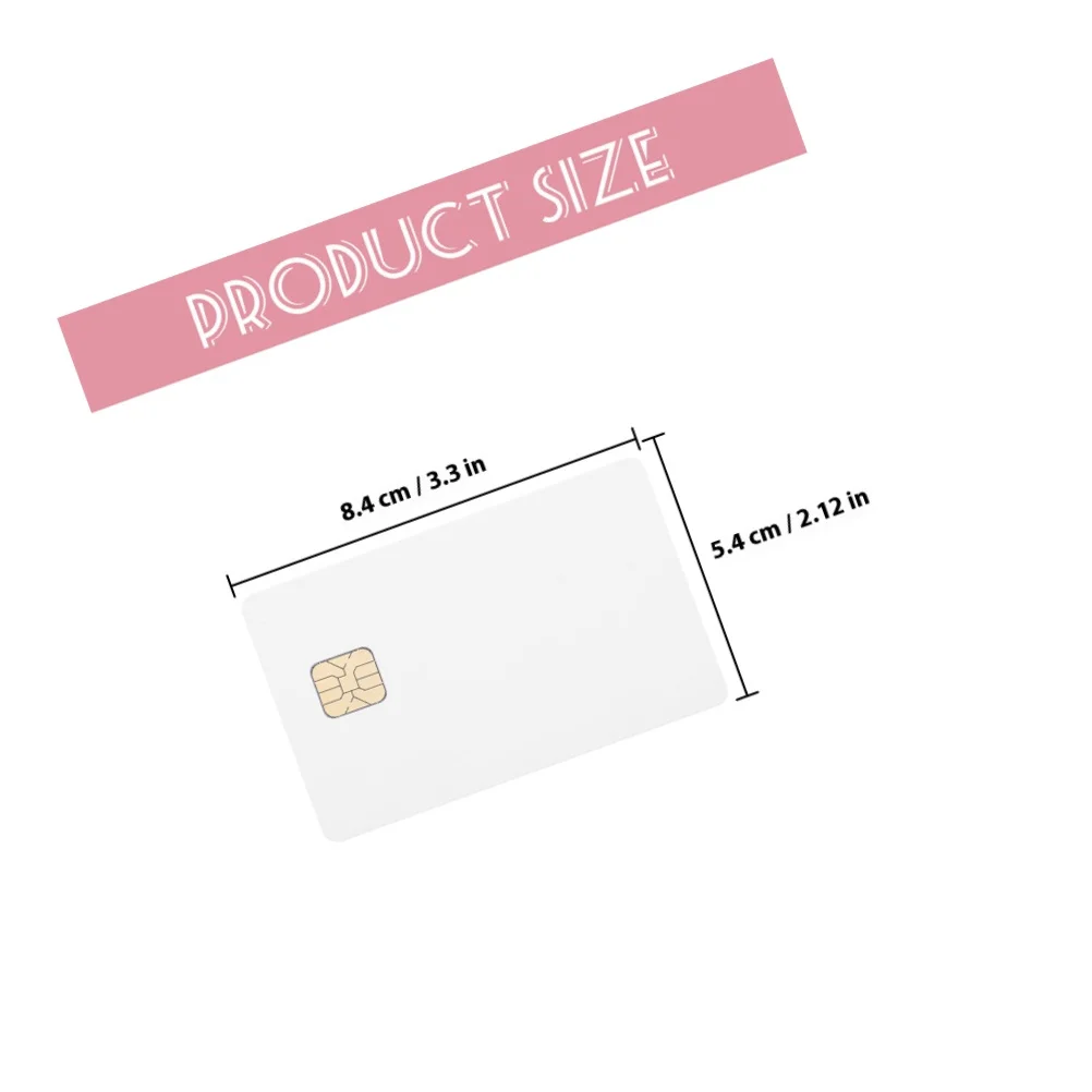 20Pcs Blank Ic Cards 16K Capacity Chip Embedded PVC Smart Card for Access Control Security System and Automotive Key