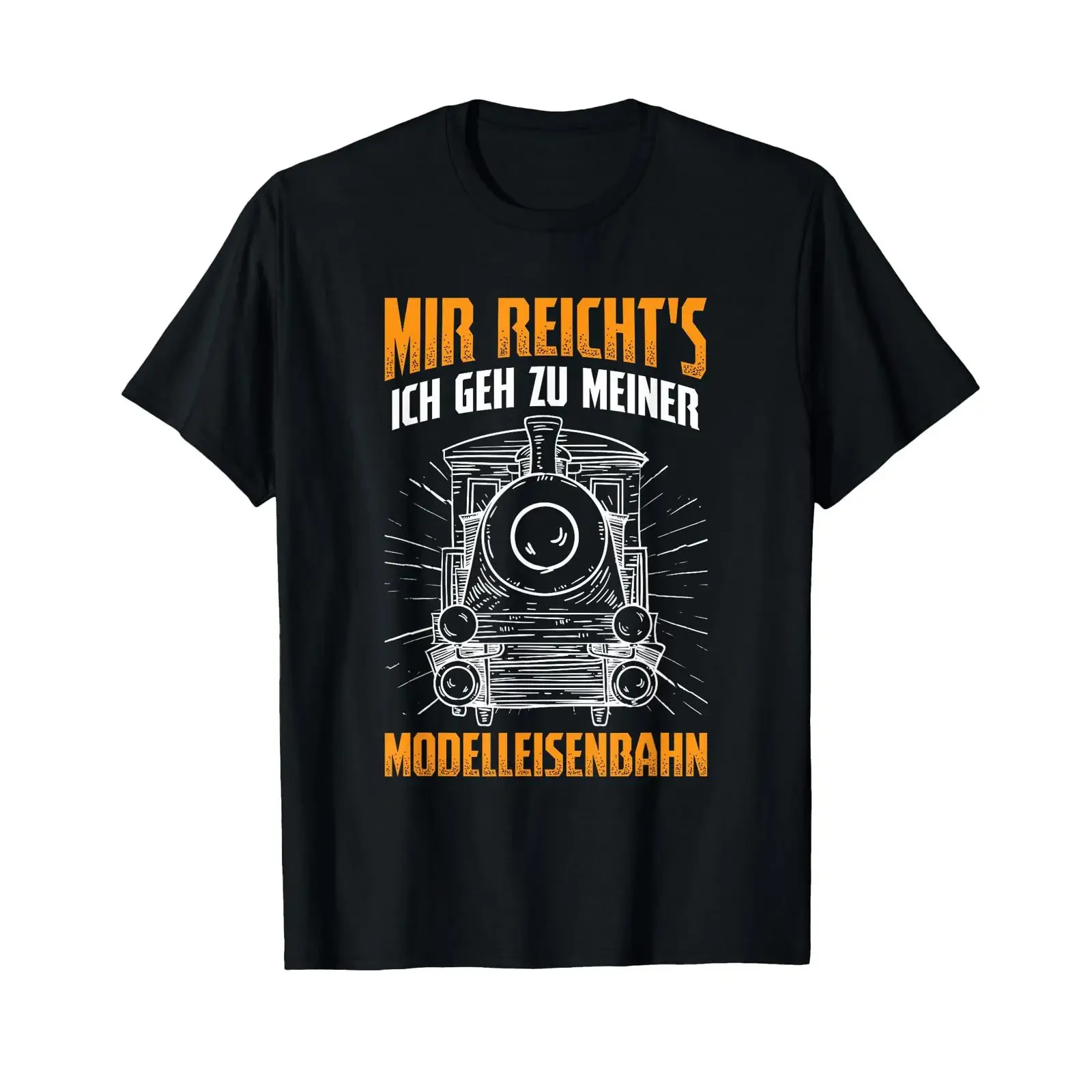 Mir Reichts Ich Geh Zum Modellenbahn T Shirt vintage Washed streetwear Breathable Comfortable Casual homme