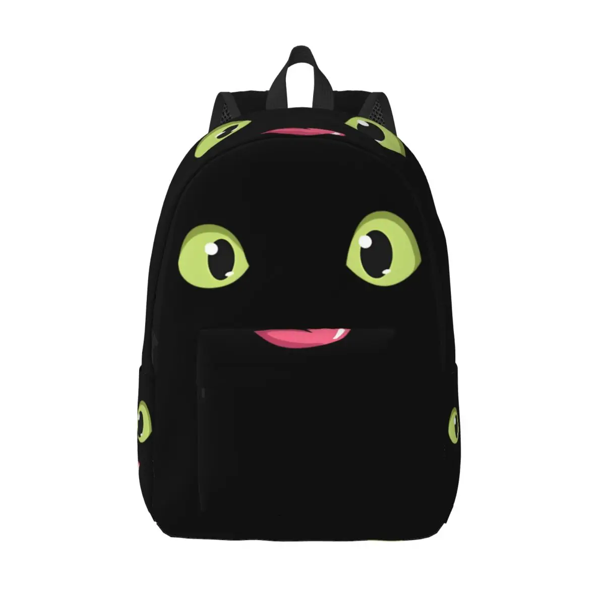 

Dragon Cute Face Toothless Backpack for Men Women Cool Student Business Daypack College Train Dragon Canvas Bags Gift