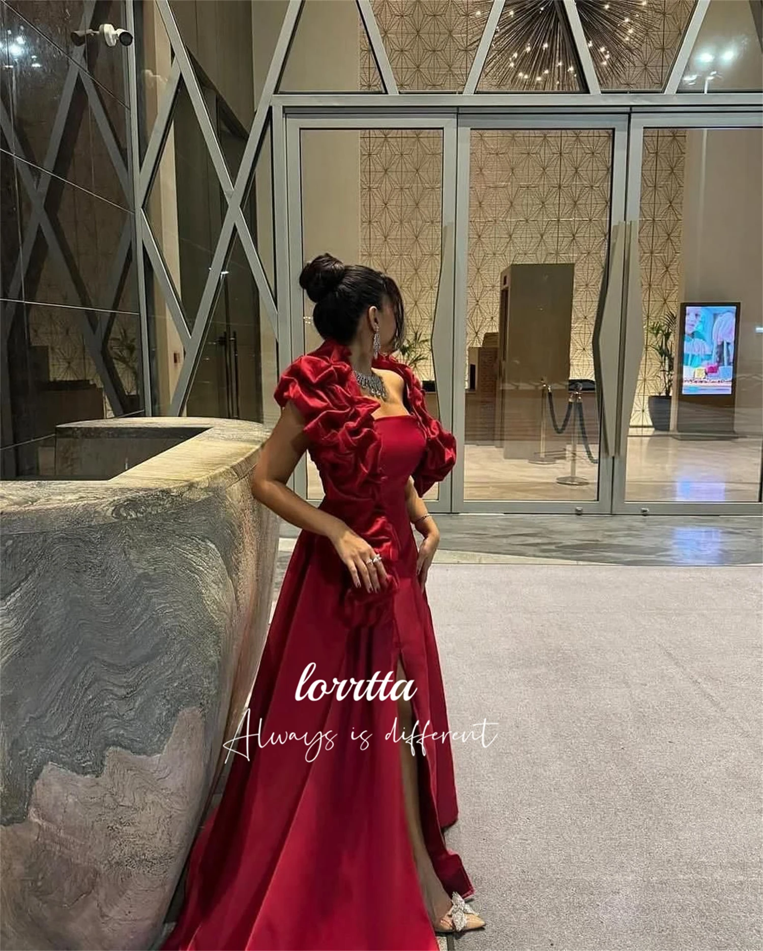 

Lorrtta Customized Wedding Party Dress Evening Dresses Women Elegant Lady Dress Special Occasion Dresses Robes De Cocktail Robe