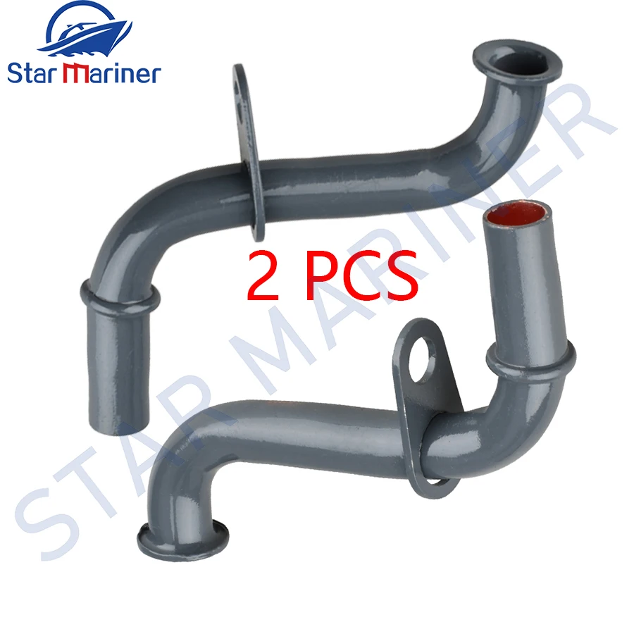 

17520-93902-000 Трубка, впуск воды, 2 шт. для Suzuki DT9.9 DT15 DT15C DF9.9 DF15 Лодочный двигатель 17520-93902 Заменяет детали двигателя