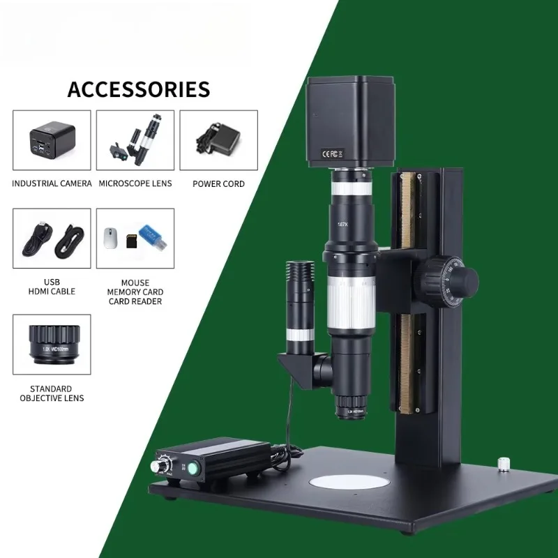 TD-T167 1.67X Ultra Zoom 0.3-3.0X High Definition 4K Apochromatic Digital Microscope Objective Lens IP55 Industrial