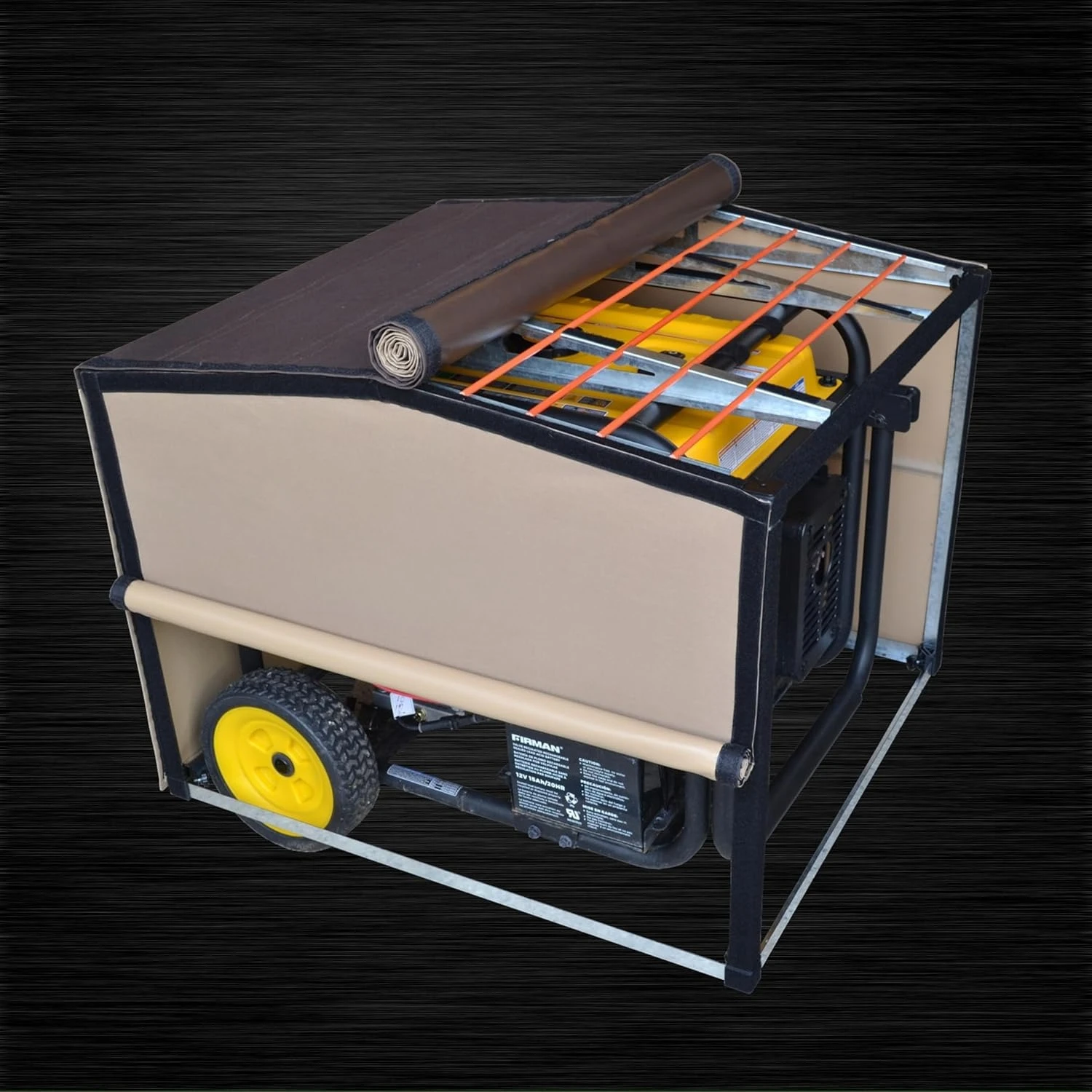 Combining Generator Covers While Running & Generator Covers for Outside Storage into one. A Compact Generator Running Cover·New