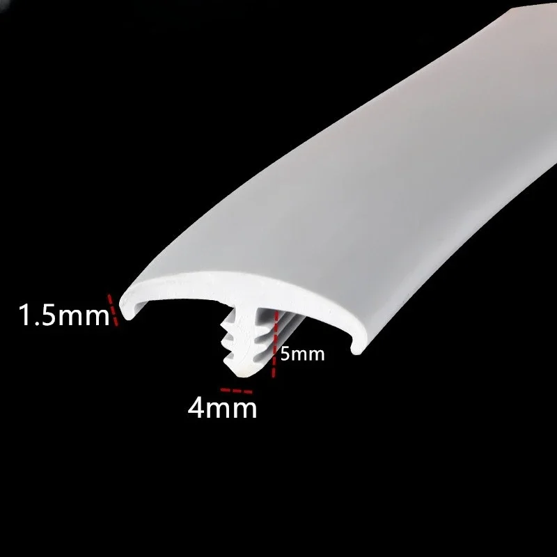 2 meter PVC T Strip Kantenverlijming Houten Paneel Rand Encloser Shield 14mm 18mm 22mm