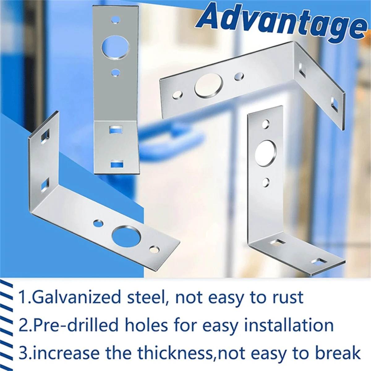 AA98 2 Pcs Trailer Light Brackets L Shape Tail Light Mounting Bracket for Boat Utility Trailer Lights Parts Accessories