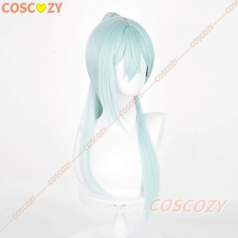 Anime Die duftende Blumenblüten mit Würde Subaru Hoshina Cosplay Perücke Langes helles Cyan Haar Halloween Party Requisiten Frauen Mädchen