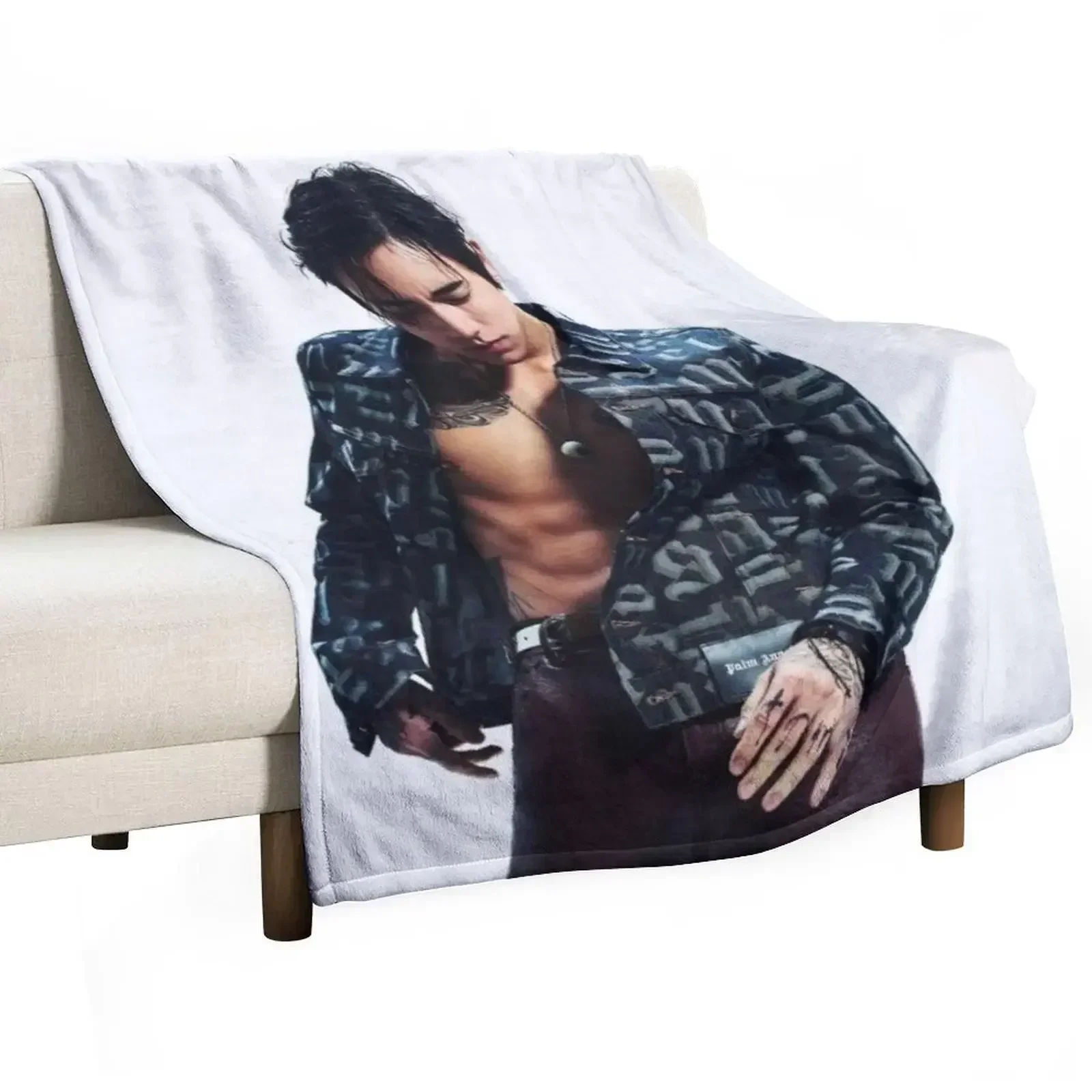 Matisse Jazz Exhibition Papier Decoupes Cut Outs Blue Sleeveless Top Throw Blanket Shaggy Stuffeds Hairy Cute Blankets