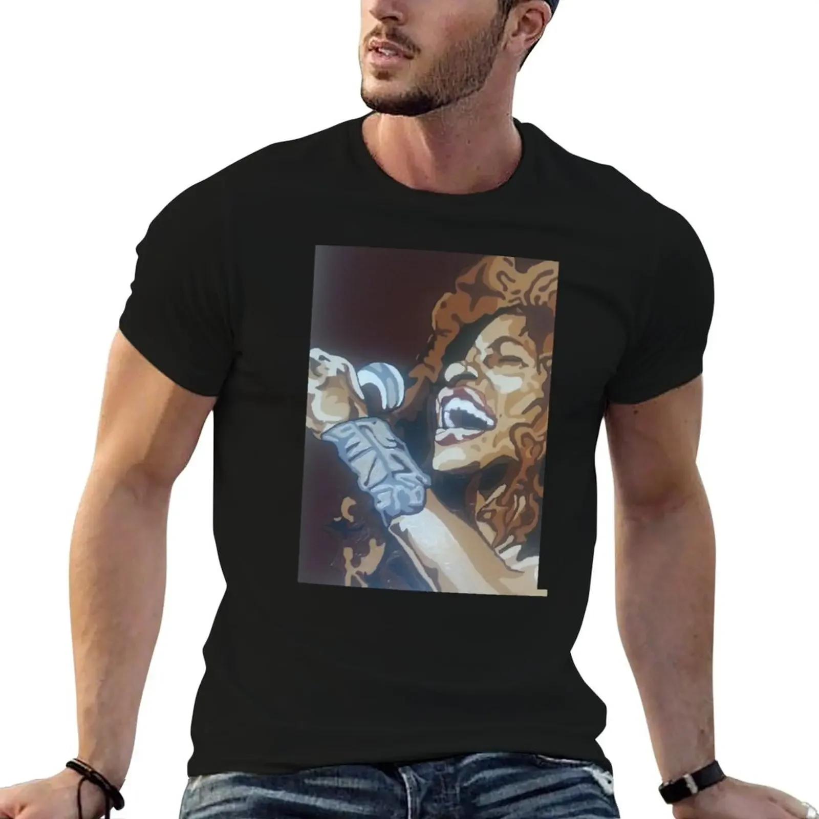 Chaka Khan T-Shirt shirts graphic anime t shirts cotton man t-shirts vintage t shirt men