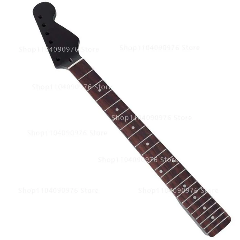 

[Mute Black] 22 Pins Electric Guitar Neck Maple Handle Rosewood Fingerboard