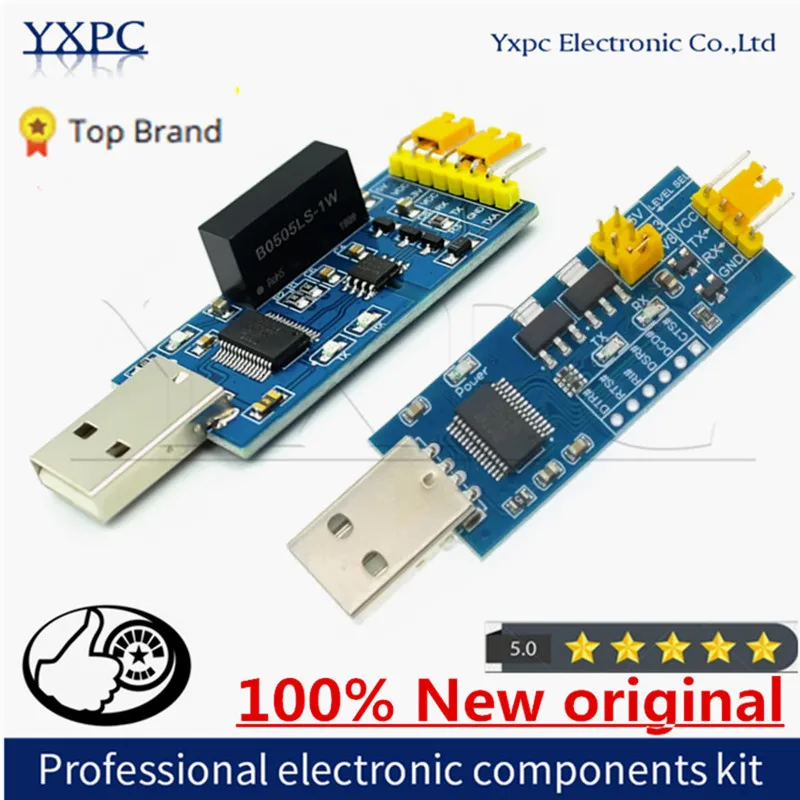 FT232RL serial port module USB to TTL serial port optoelectronic isolation board 5V 3.3V 1.8V level Download the burn line