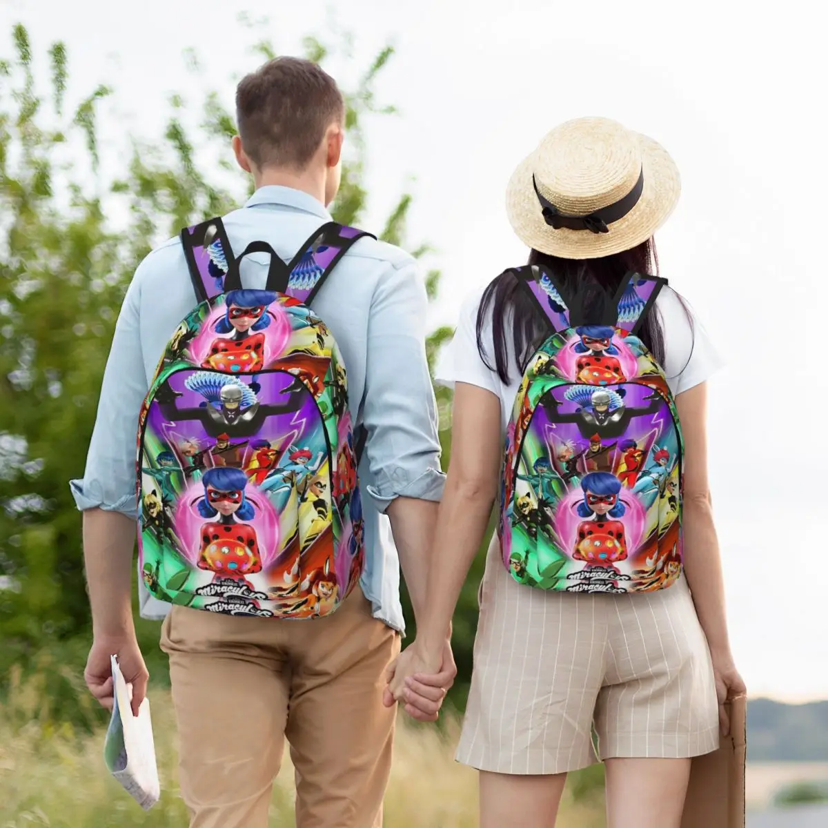 Miraculou Ladybugss Superheros Rugzak Voor Kleuter Basisschool Student Boekentassen Jongen Meisje Kinderen Dagrugzak Sport