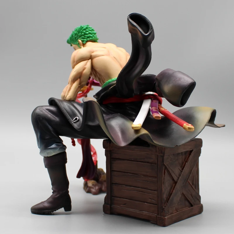 One Piece Gk Evil Studio Sitting Vs Zoro Series Statue Collect Trendy Figure Model Animation Peripherals Toys Ornaments Gifts