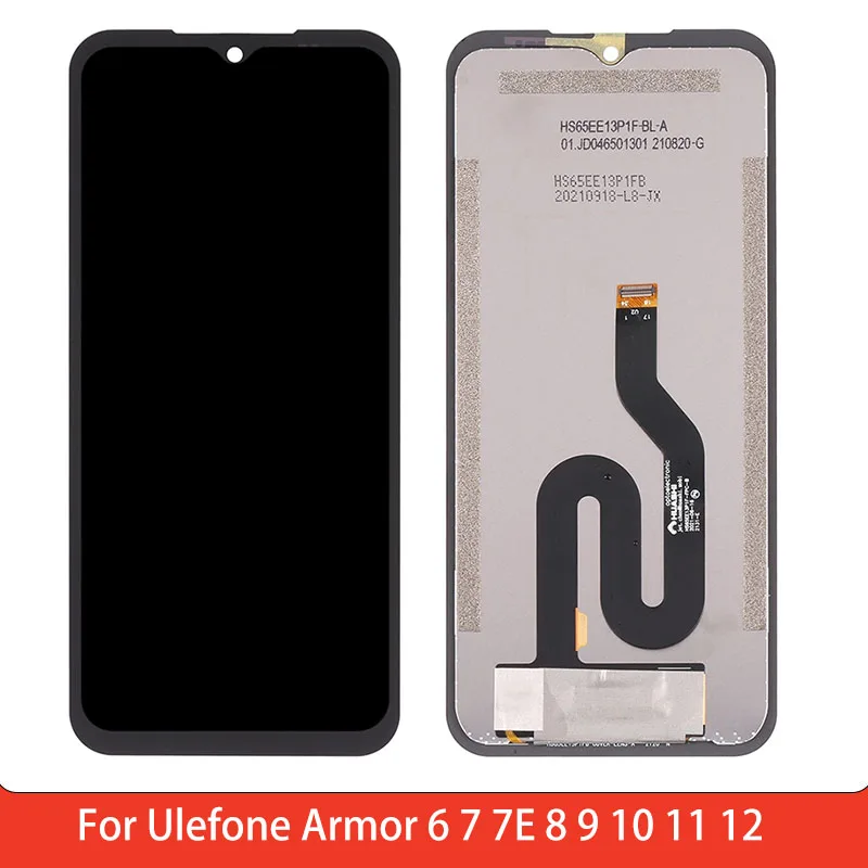 LCD Screen For Ulefone Armor 6 7 7E 8 9 10 11 12 Display Touch Screen Dgitizer Assembly For Replacement Parts