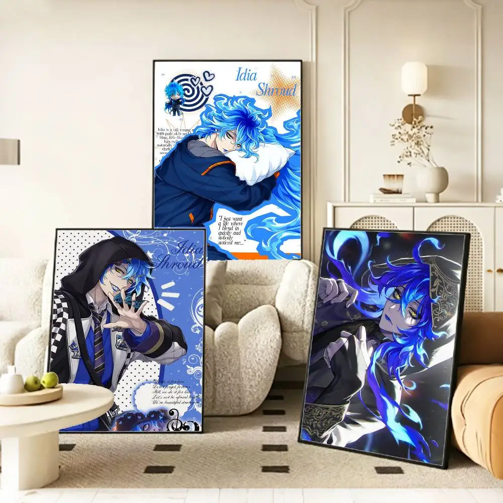 Fantasy Academy Idia S-Shroud  Poster HD Self Adhesive Waterproof Wall Art Ideal for Home Office Dorm Gift