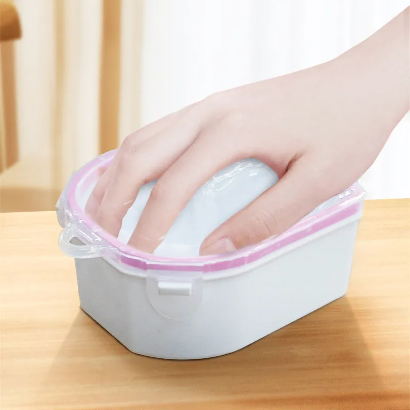 Nail Polish Remover Soak Bowl Nail Art Treatment Health Tools Durable Horny Care Bubble Bowl Double Layer Nail Soaking Bowls