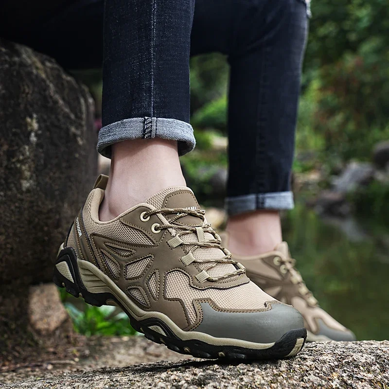 

Casual Sneakers Women Lace-up Men Air Mesh Comfortable Low-top Running Men Anti-slip Breathable Casual Outdoor Hiking Shoes Men