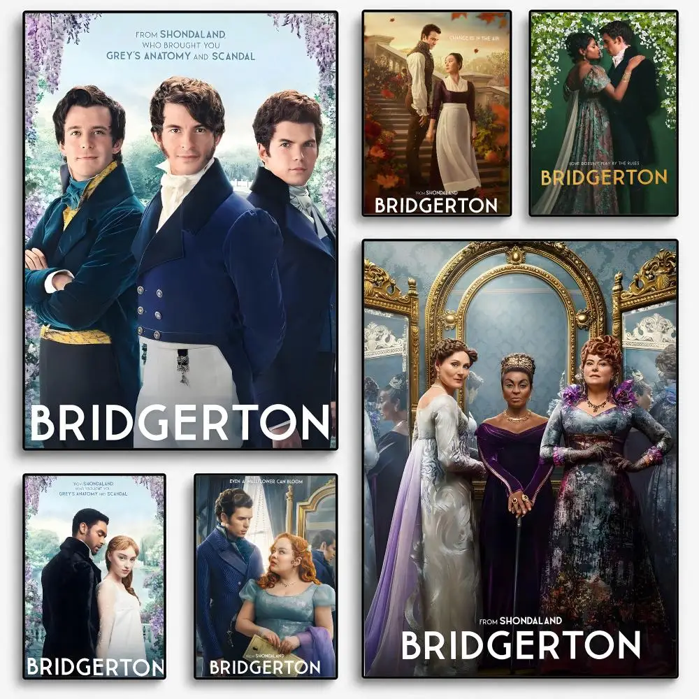 Movie Bridgertons Poster Room Home Decoration Interior Wall Art Printing Garage Posters Gift