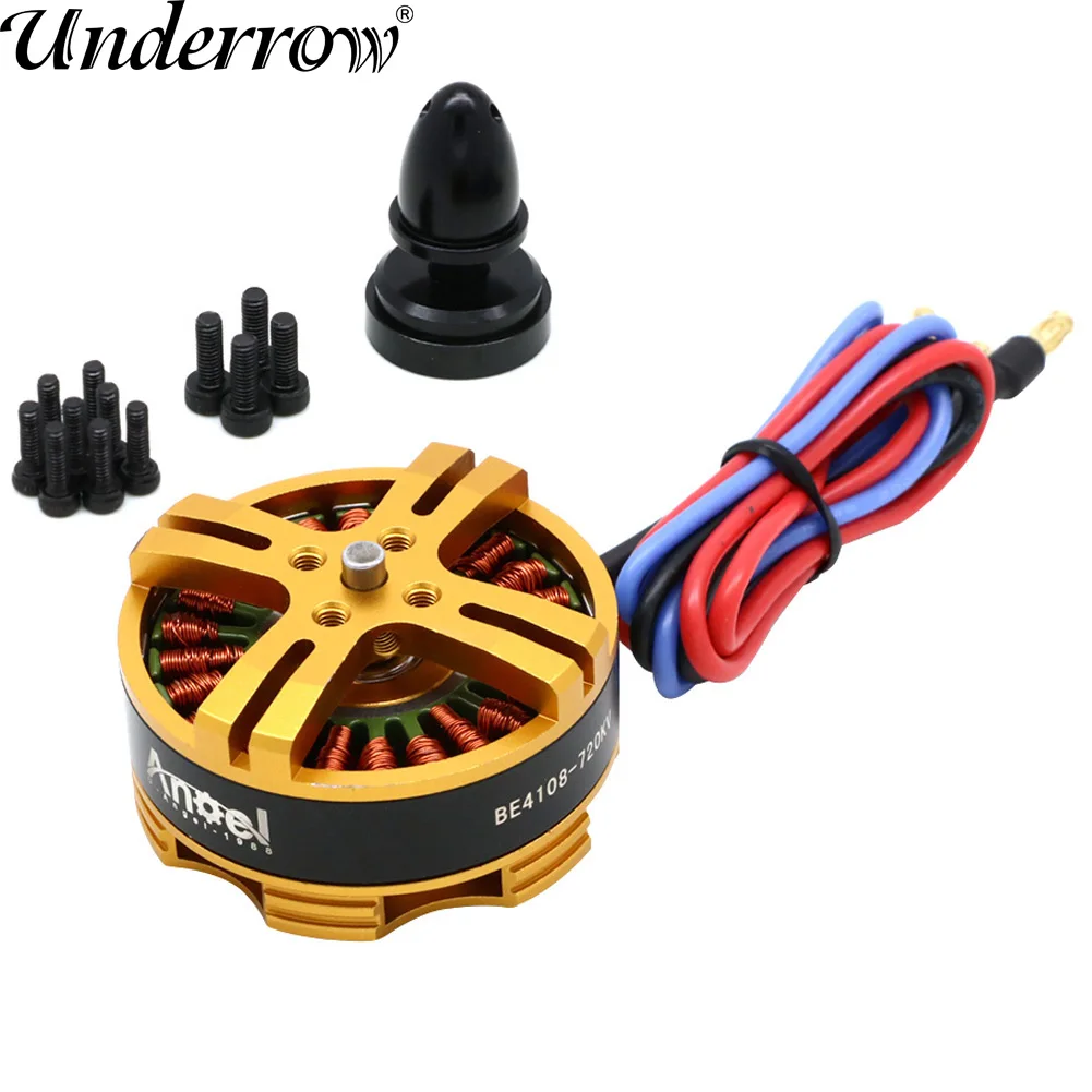 RC BE4108 380KV 580KV 720KV Remote Control Brushless Motor For RC Multi Axis Drone External Rotating Brushless High Speed Motor